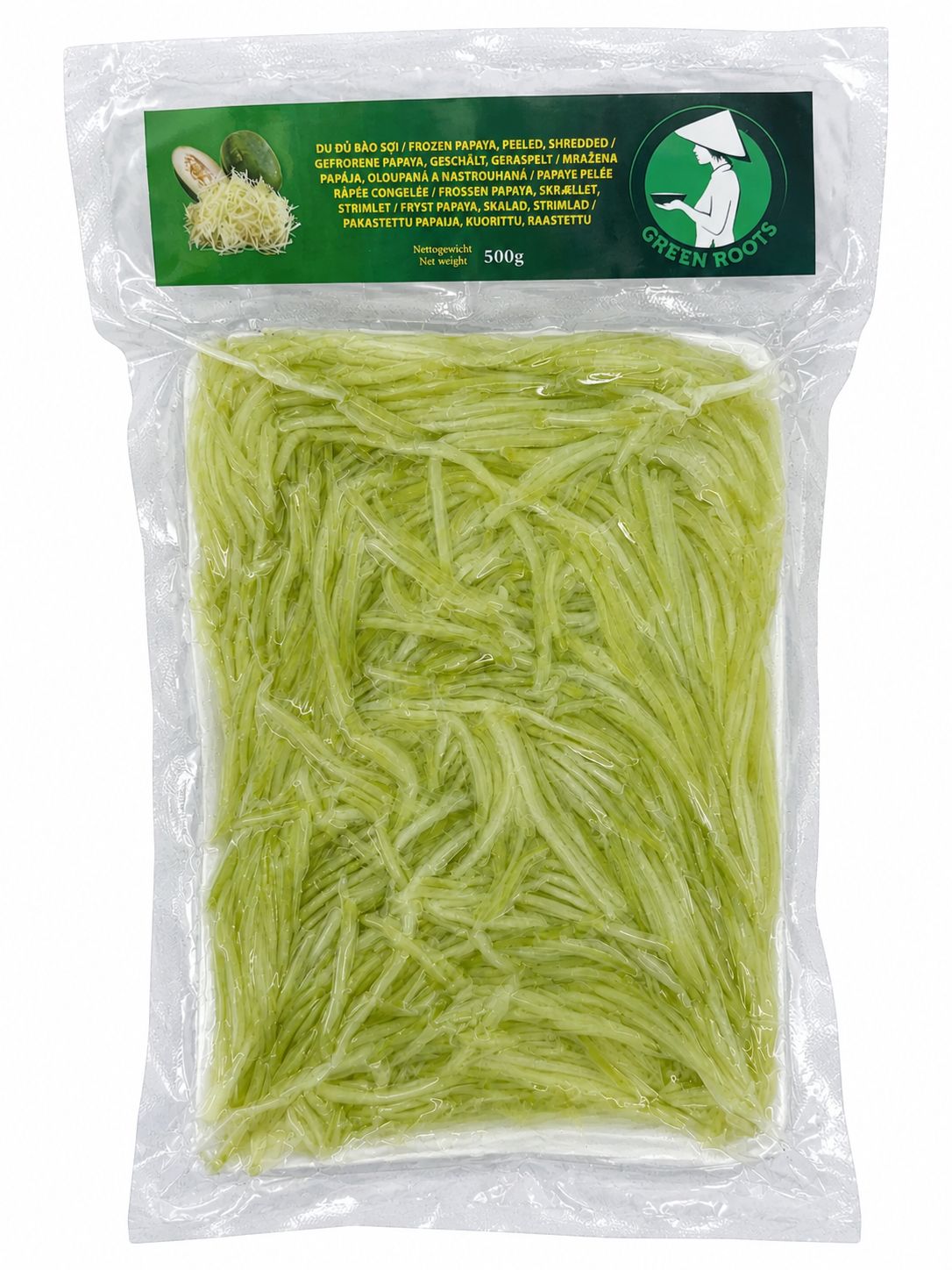 Frozen Papaya Peeled 500 g