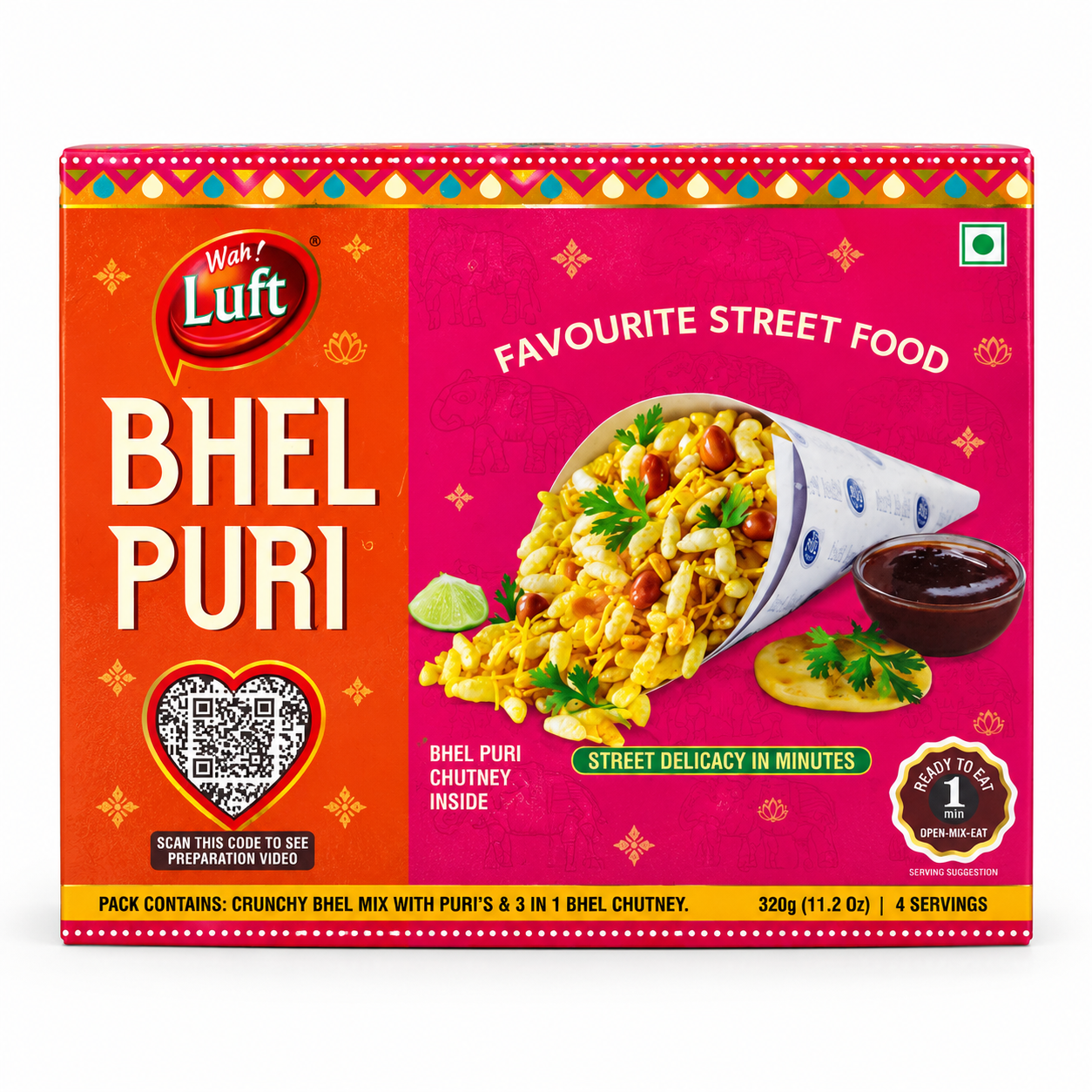 Bhel Puri 320 g Indian chaat snack