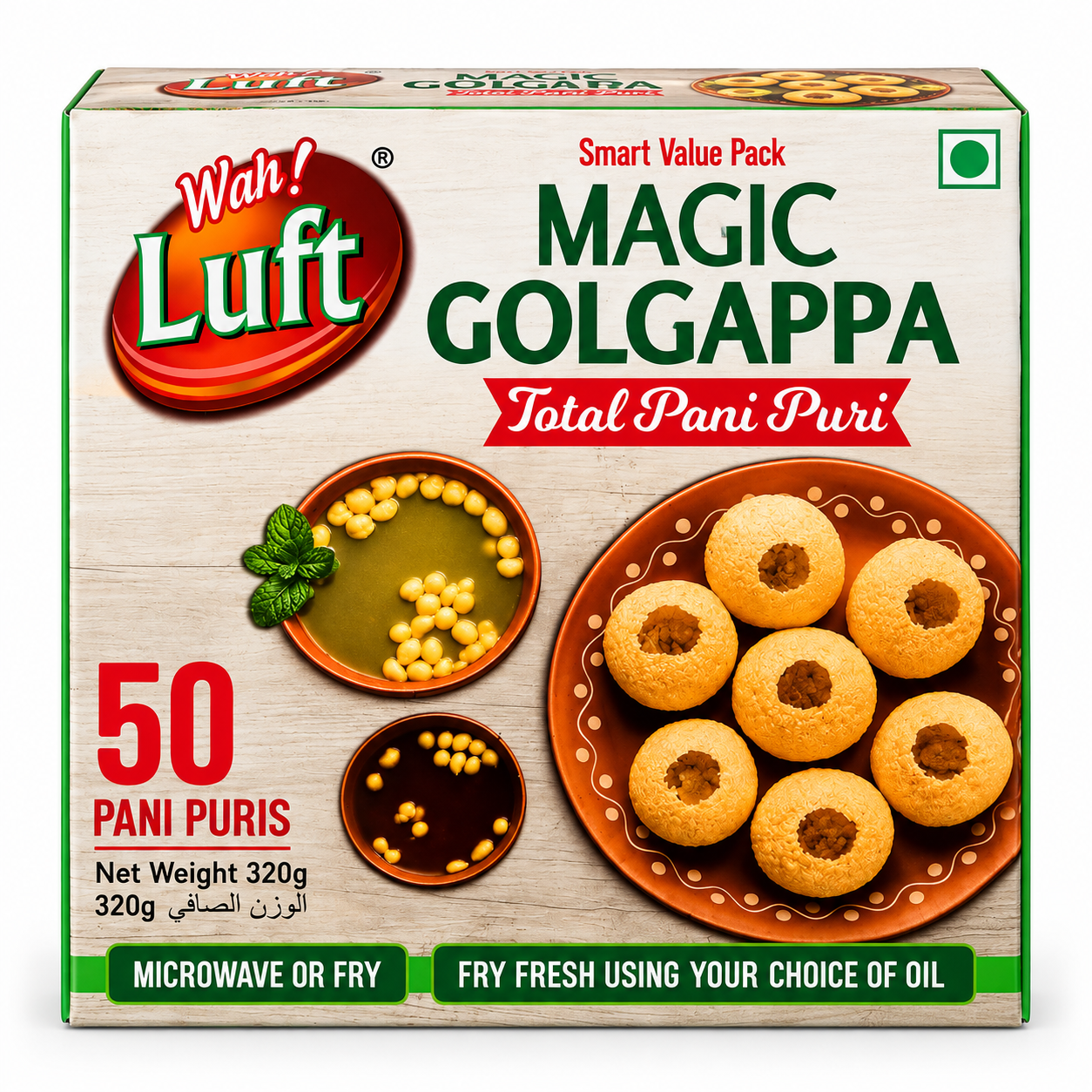 Magic Golgappa Kit Indian pani puri chaat