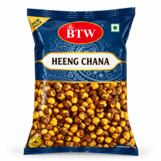BTW Hing Chana – Spiced Indian Gram Snack.